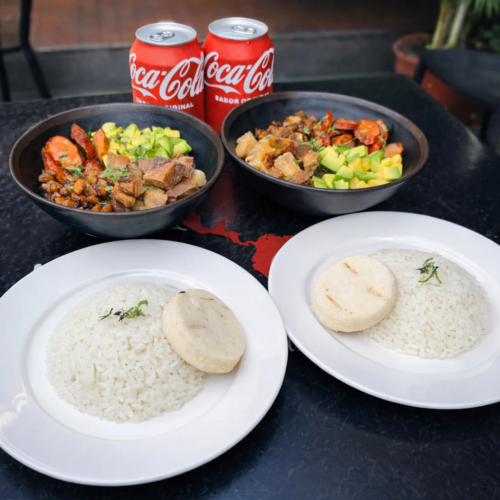 2 Cazuelas de Chicharrón, Chorizo y Frijoles + Arroz + Arepa + 2 Bebidas por solo $20 en Carpe Diem Terrace - Image 5