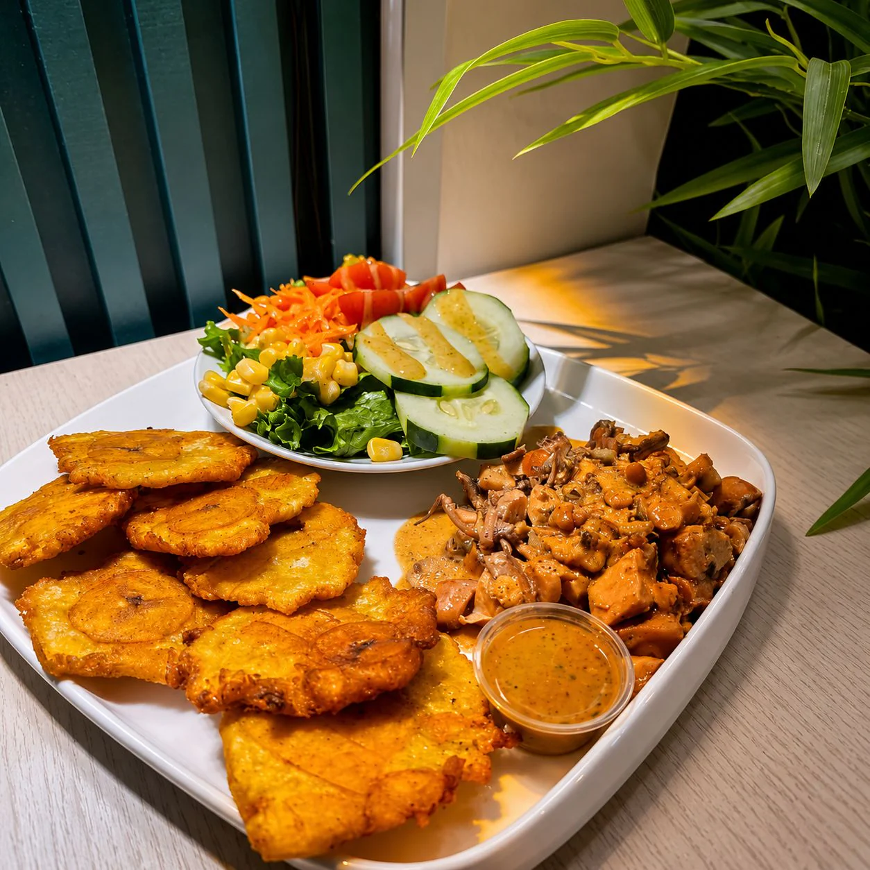 2 Platos a Elegir + Guarnición + Ensalada por solo $10 para 2 personas en Raw and Real - Image 3
