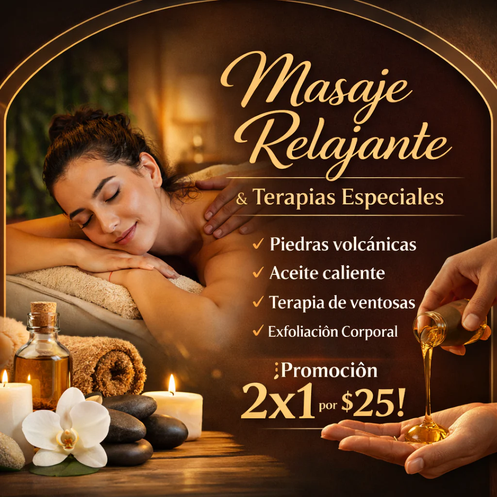 2x1 Masaje Relajante + Terapia de Ventosa + Exfoliación de Cuerpo por solo $25 en Spa Amarás tu Cuerpo - Image 4